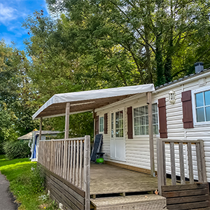 mobil home premium avec terrasse couverte
